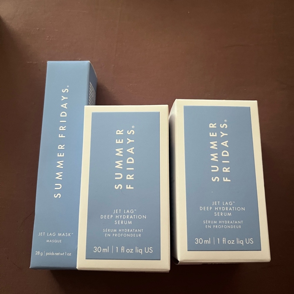 Summer Fridays Jet Lag Mask and Serum Duo
